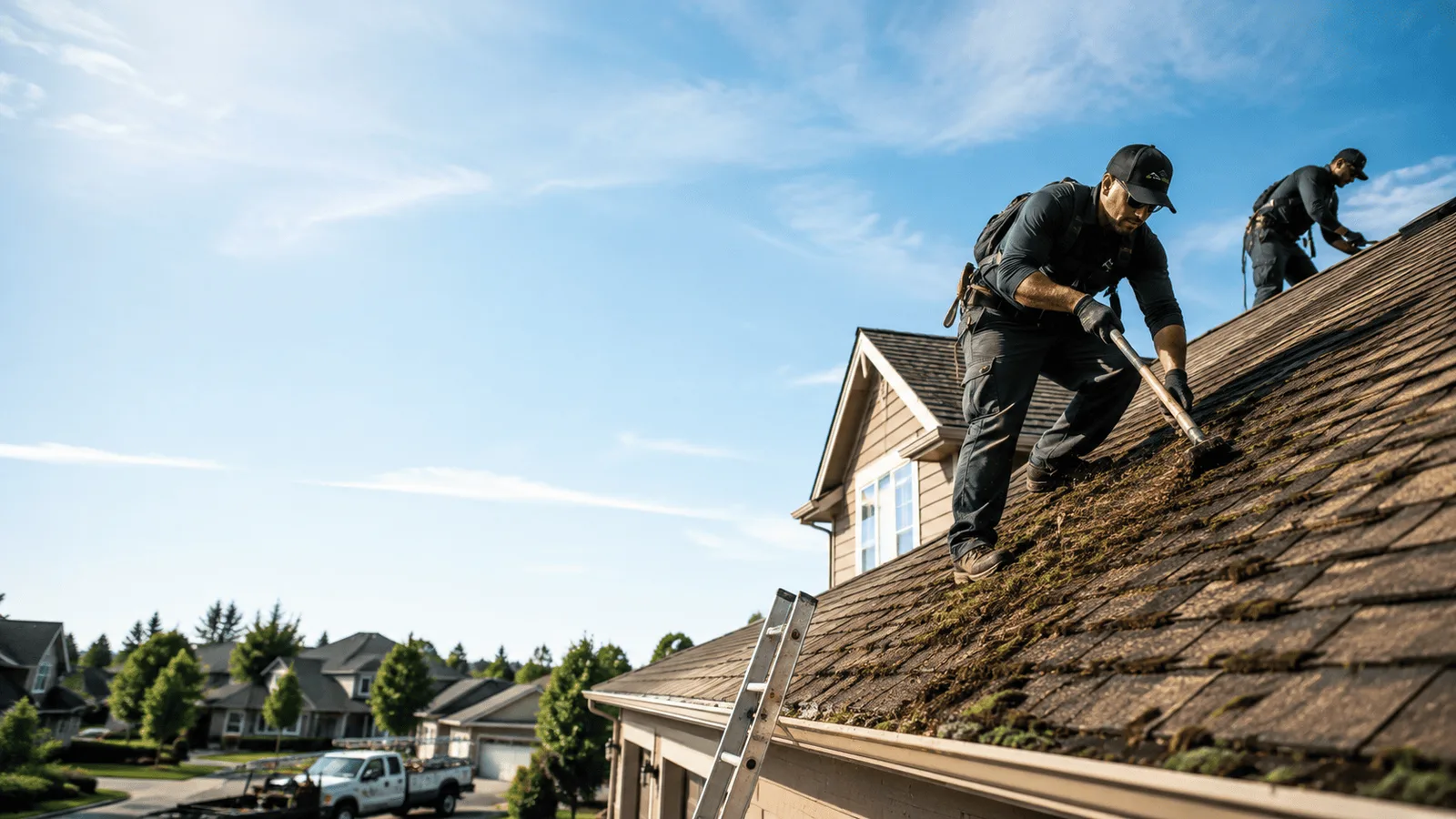 Roof Moss Removal in Hanford, CA near me